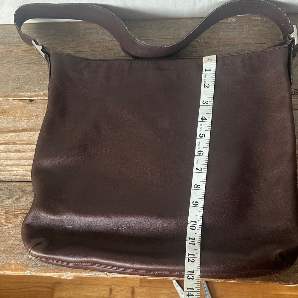 Coach Rich Brown Leather Slim Legacy Shoulder Bag - Picture 11 of 11